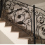 Лестница кованная с лепестками классическая, патинированная Legran Ужгород