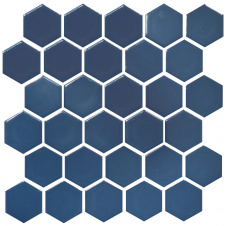 Мозаика керамическая Kotto Keramika H 6008 Hexagon Steel Blue 295х295 мм