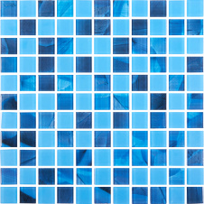 Мозаика стеклянная Kotto Keramika GMP 0425017 С2 Print 19/Blue D Mat 300х300 мм