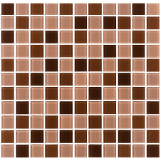 Мозаика стеклянная Kotto Keramika GM 4014 C3 Brown D/Brown M/Brown W 300х300 мм