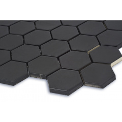 Мозаика керамическая Kotto Keramika H 6021 Hexagon Black 295х295 мм Киев