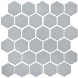 Мозаика керамическая Kotto Keramika H 6002 Hexagon Grey Silver 295х295 мм