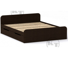 Ліжко з ящиками Віола 160х200 венге Компаніт