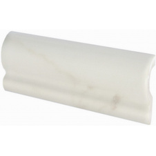 Бордюр для керамогрнитной плитки Equipe London Carrara Gloss 23161 5х15 см