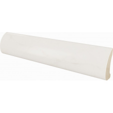 Бордюр для керамогрнитной плитки Equipe Pencil Bullnose Carrara Gloss 23104 3х15 см