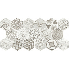 Плитка керамогранит Equipe Hexatile Cement Garden Grey 22099 17,5х20 см Київ
