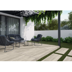 Керамогранитная плитка Cerrad Gres Tauro Bianco Rect 40x120 см Чернігів