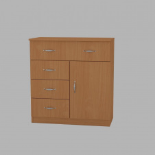 Комод Компаніт Комод-1-3-1 800x850x390 бук