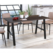 Стіл обідній Атлант Loft-Design 1380х700 мм темний венге