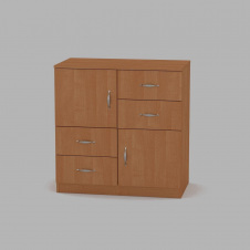 Комод Компанит Комод-2+4 836x850x448 ольха