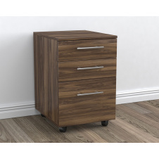 Офисная тумба мобильная Loft-Design L-420 дсп орех модена