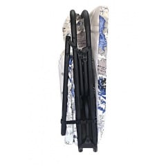 Раскладушка ортопедическая Париж 1880х750 мм регулируемая металлическая с матрасом 6 см на деревянных ламелях Киев