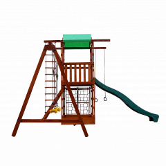 Детская площадка SportBaby Babyland-3 деревянная игровой веревочный комплекс на улицу Никополь