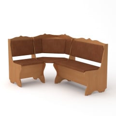 М'який кухонний куточок Компаніт Сирія 1512х1112 мм для обідньої зони з лдсп Ясногородка