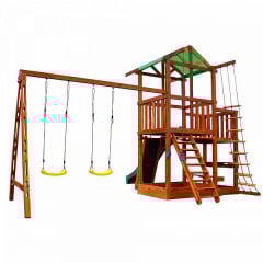 Детская площадка Babyland-5 SportBaby деревянный комплекс уличный домик с горкой качели скалолзка песочница Черкассы