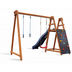Детская горка с качелями Sportbaby Babyland-8 деревянный комплекс для улицы Чортков