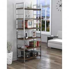 Стелаж офісний Loft-Design L-190 new металевий 6-поличний Хуст