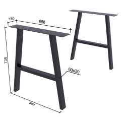 Стіл обідній Атлант Loft-Design 1380х700 мм горіх-модена Тернопіль