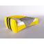 Кровать-диванчик Sentenzo Формула 200 (190)х80 см желтая с подъемным механизма Киев