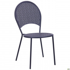Металевий стілець АМФ Анжу темно сірий для літнього кафе саду на терасу Ужгород