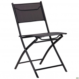 Складной металлический стул AMF Linda черный
