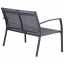 Комплект садовой мебели AMF Camaron диванчик-софа+уличные кресла 2 шт + журнальный столик темно-серый Виноградов
