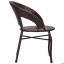 Уличное кресло AMF Catalina пластик-ротанг коричневый для кафе и для сада Бердянск