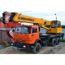 Аренда автокрана 25 т