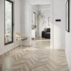 Керамическая плитка Golden Tile Parquet бежевый 607x607x10 мм (L61510) Ровно