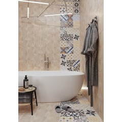 Керамическая плитка Golden Tile Ethno №13 Микс 186x186x11 мм (Н81430) Днепр
