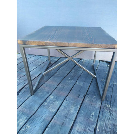Журнальний столик GoodsMetall в стилі Лофт 600х600х450 ЖС40