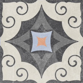 Керамическая плитка Golden Tile Ethno №23 Микс 186x186x11 мм (Н81530)
