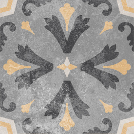 Керамическая плитка Golden Tile Ethno №13 Микс 186x186x11 мм (Н81430)