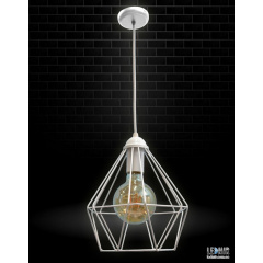 Потолочный подвесной светильник NL 0537 W GRID белый Полтава