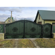 Ковані ворота ПП Брама Калерія