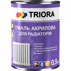 Емаль акрилова для радіаторів TRIORA 0,9 л Харків