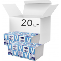 Бумажные полотенца Grite Standart V Compact 2 слоя 150 отрывов 20 упаковок Житомир