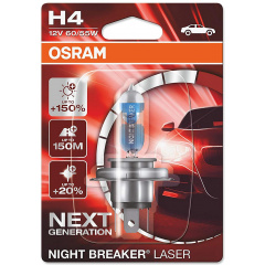 Автолампа Osram Night Breaker Laser Next Generation H4 60/55W (64193NL-01B). Луцк