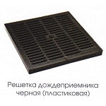 Кришка до дощоприймачі PolyMax Basic 28.28 пластикова чорна Київ