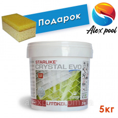 Litokol Starlike Кристалл EVO 5 кг эпоксидный светопропускающий состав для затирки стекломозаики 5 кг Киев