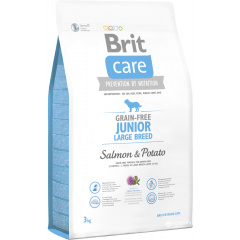 Сухой корм для щенков гигантских пород Brit Care GF Junior Large Breed Salmon & Potato 3 кг Ужгород