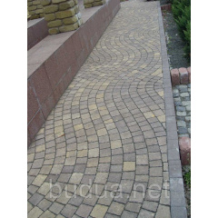 Тротуарная плитка “Креатив”, серый, 80 мм Черновцы