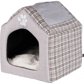 Домик для собак и кошек Trixie Silas 40х45х40 см Серый/крем