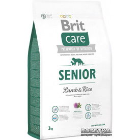 Сухий корм для літніх собак всіх порід Brit Care Senior All Breed Lamb & Rice 3 кг