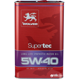 Моторное масло Wolver SuperTec 5W-40 4 л