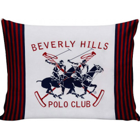 Наволочка Beverly Hills Polo Club BHPC 009 Red 50х70 см 2 шт (svt-2000022202534)