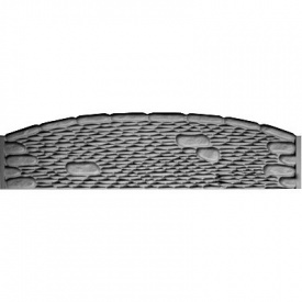 Форма для еврозабора "Морской камень арка" стеклопластиковая