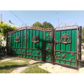 Ковані ворота ПП Брама Алефтіна