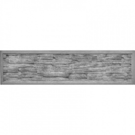 Форма для еврозабора "Песчаник в канте" стеклопластиковая