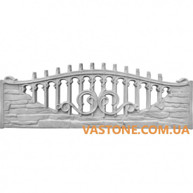 Еврозабор "Карпатский камень" ажур Люкс